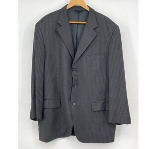 Boggi Milano Blazer Mens‎ Made in Italy Pinstripe Wool Blend Business Suit Coat